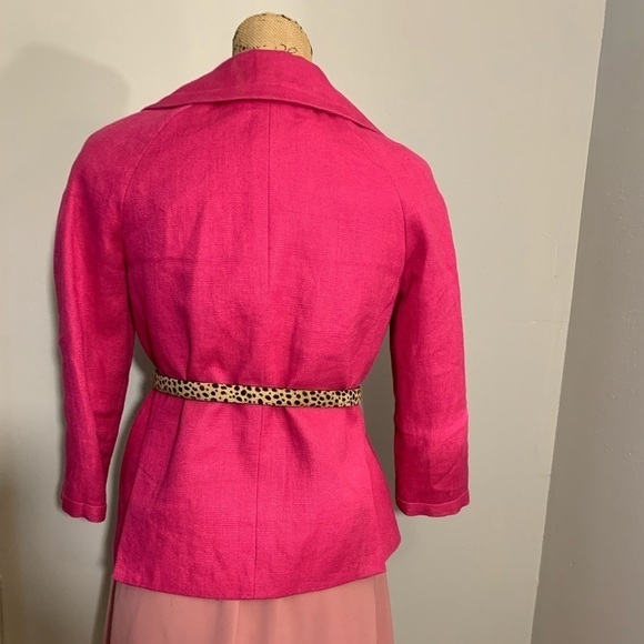 Talbots pink pea coat jacket size 2P - Picture 3 of 8